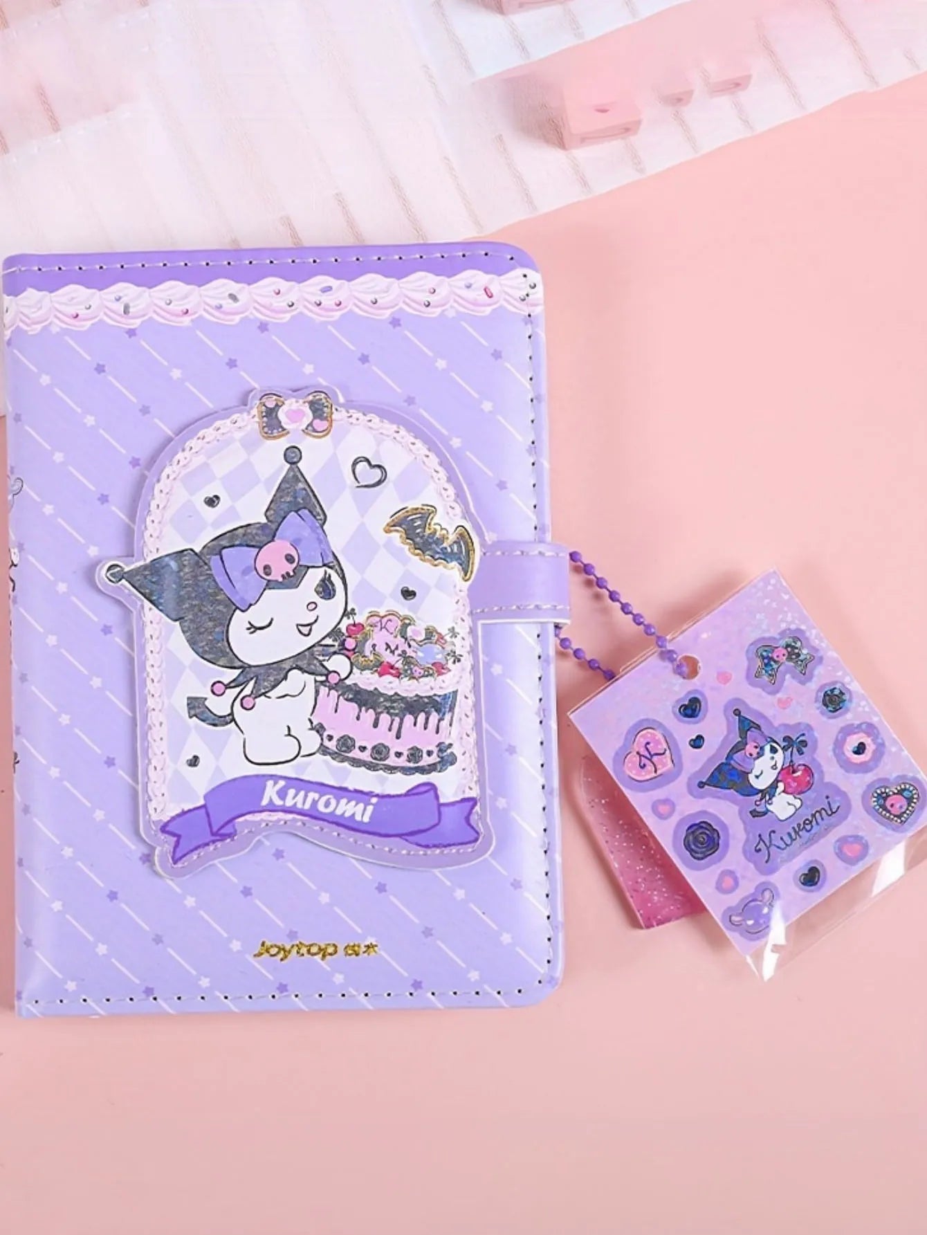 1pc Cute A6 Notebook With Magnetic Closure - Kuromi, My Melody & Cinnamoroll  Paper Journal For Teens & Adults Stationery Gift