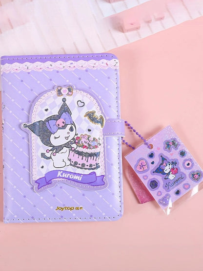 1pc Cute A6 Notebook With Magnetic Closure - Kuromi, My Melody & Cinnamoroll  Paper Journal For Teens & Adults Stationery Gift