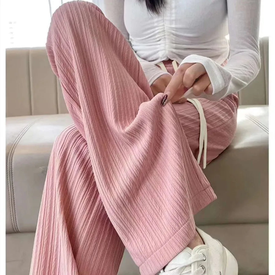 Women's Pencil Pants Jogger Sweatpants Thin Material Seven/Nine Points Length Boting Trousers for Spring Season (Available)