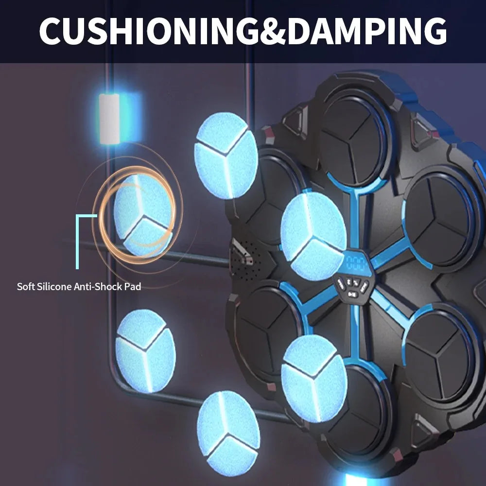 Smart Bluetooth Connection Music Boxing Trainer Machine Children's Strike Reaction Indoor Target Sanda Training Device