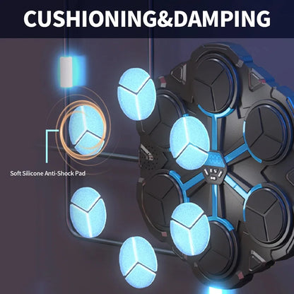 Smart Bluetooth Connection Music Boxing Trainer Machine Children's Strike Reaction Indoor Target Sanda Training Device