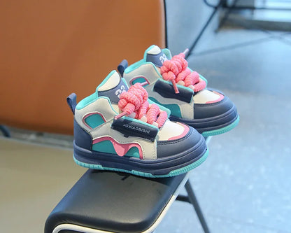 Children's Causal Shoes Fashion Non-slip Kids School Tennis Shoes Spring Autumn Versatile Boys Girls Running Sports Shoes Soft