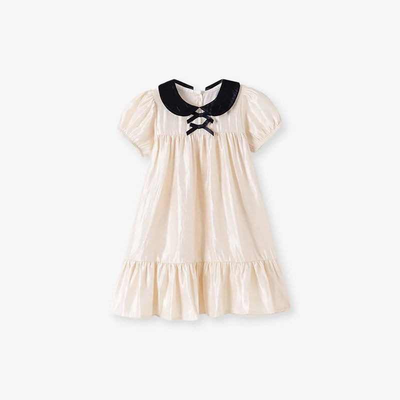 Summer New Cute Girl Dresses, Summer Cotton Children's Dresses, European and American Girl Dresses