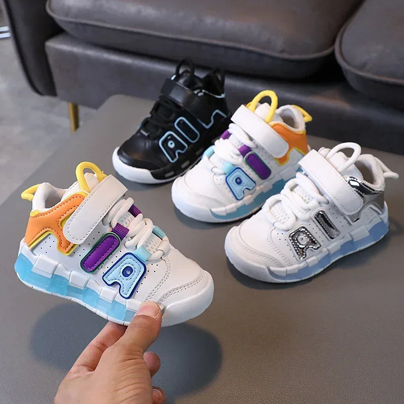 Girls Boys Sports Shoes Baby Shoes Toddler Non-slip Sneakers Casual Soft Shoes for Children Girls Baby Kids Outdoor Shoes