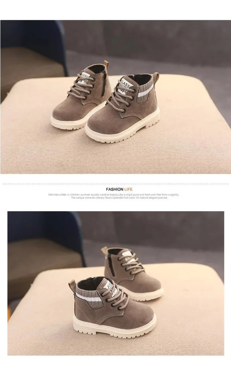 Kids Winter Boots Bangladesh Plush Ankle Boots - Small China Town