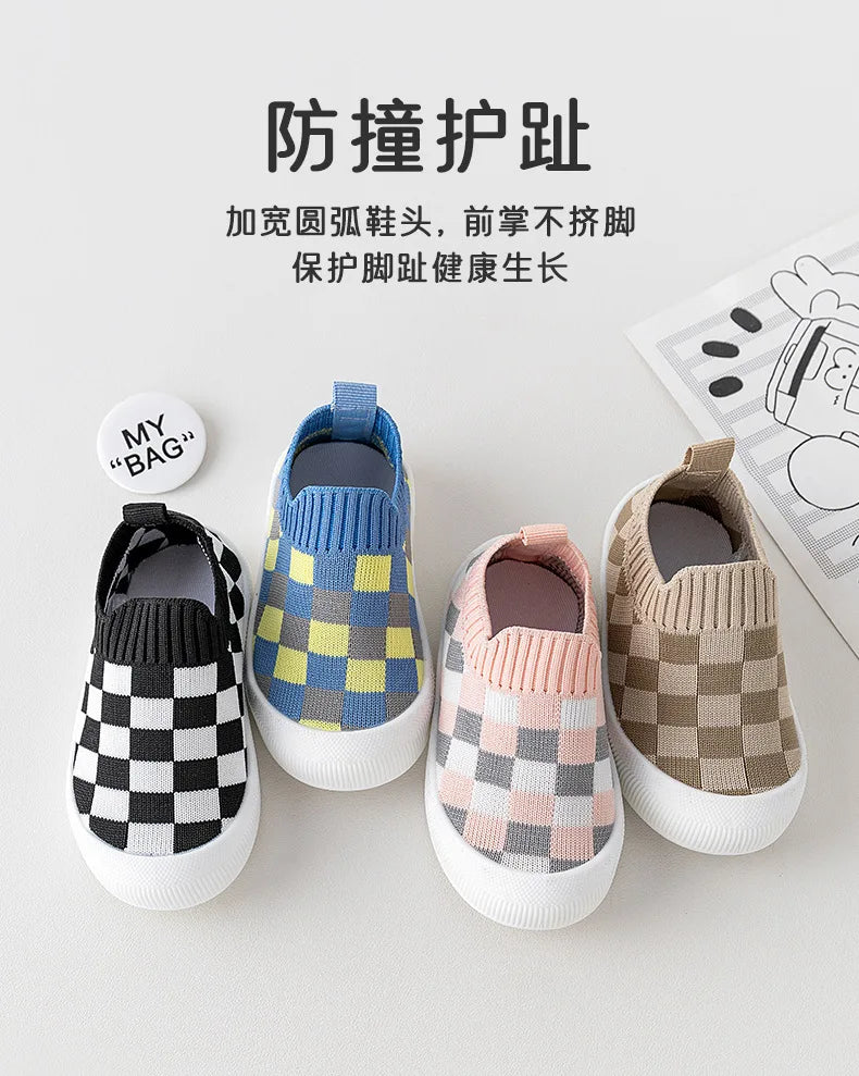 Baby Walking Shoes Spring And Autumn Styles Soft Sole Anti Slip Old Men's And Women's  Breathable Outdoor Shoes