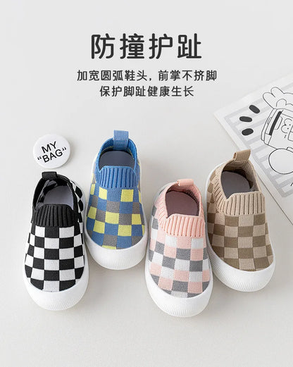 Baby Walking Shoes Spring And Autumn Styles Soft Sole Anti Slip Old Men's And Women's  Breathable Outdoor Shoes