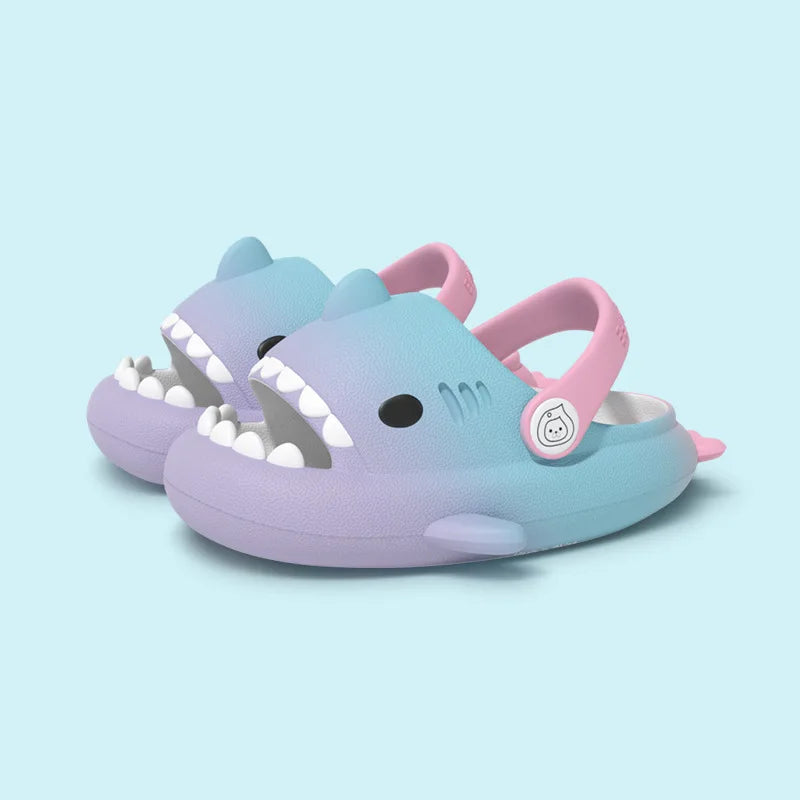 Gacimy Summer Cartoon Sandals For Children Fashion Shark Outdoor Boys And Girls Slippers Waterproof Non-slip Beach Baby Shoes (Available)