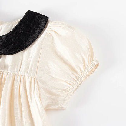 Summer New Cute Girl Dresses, Summer Cotton Children's Dresses, European and American Girl Dresses