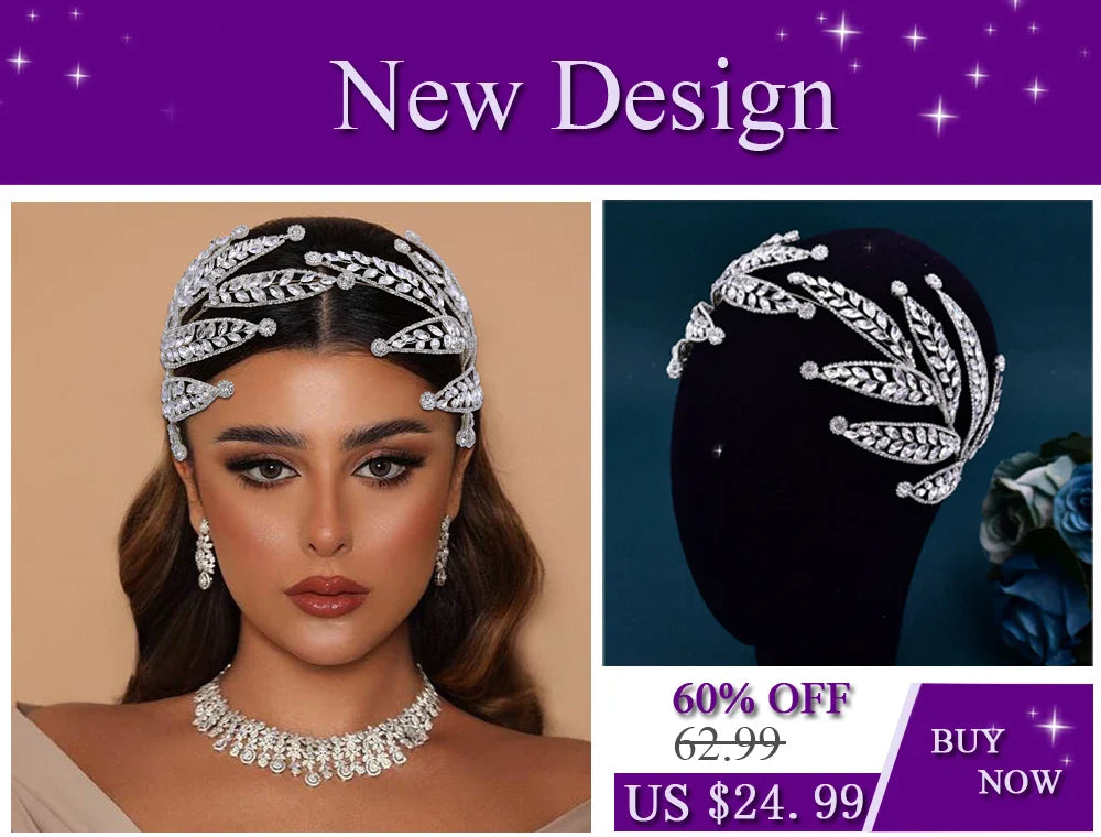 YouLaPan Pearls Tiara Wedding Headwear Handmade Beaded Tassels Headband for Bridal Woman Dress Jewelry Accessories HP610