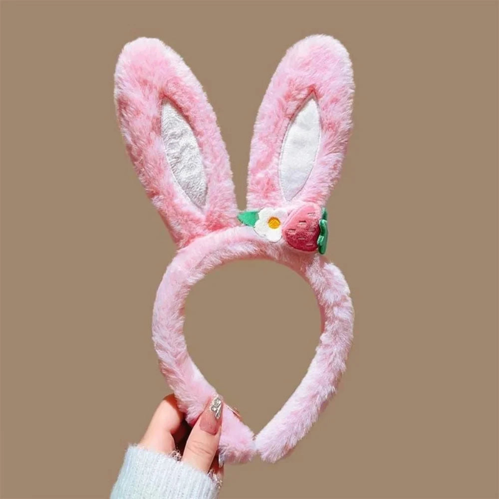 Easter Headband Cartoon-Inspired Party Props Hairband Lolita Cosplay Headwear Playful Rabbit Ear Headband For Themed Parties