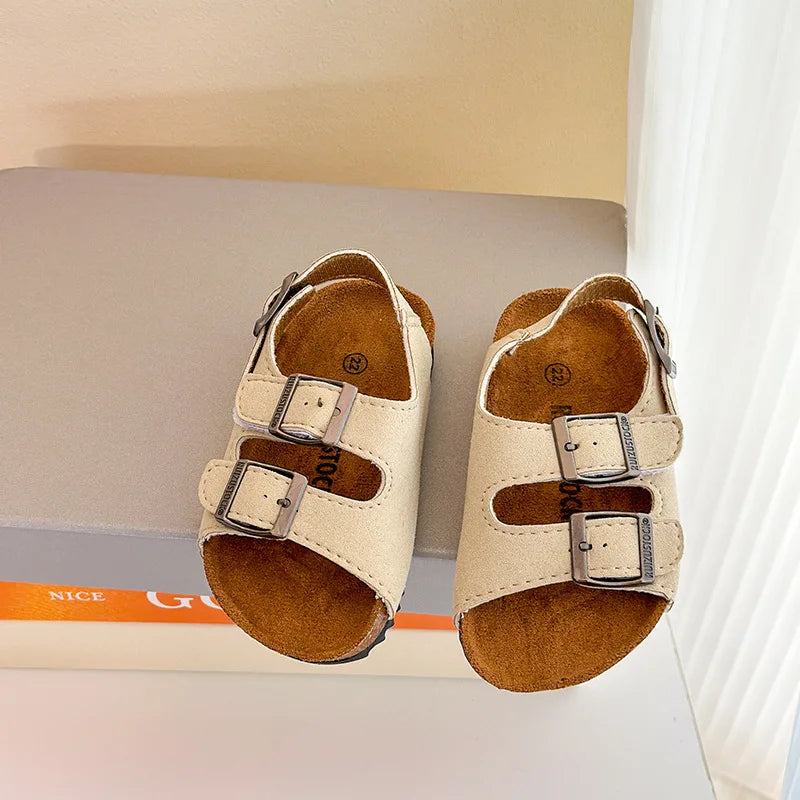 Boys Girls Summer Outdoor Soft Sole Anti Slip Kids Shoes Toddler Casual Open Toe Flat Sandals сандали