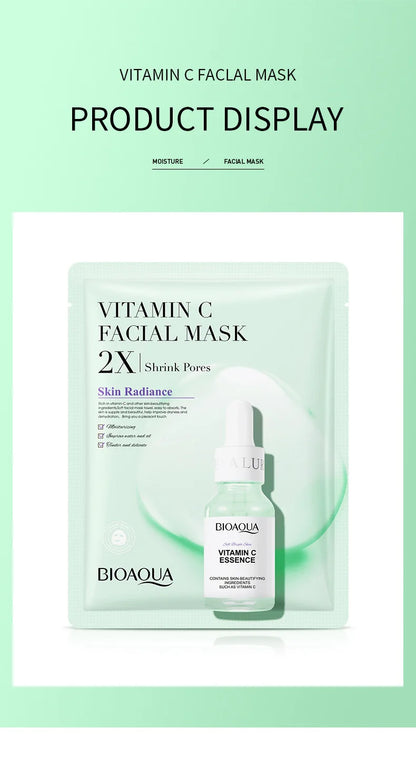 BIOAQUA Centella Collagen Face Mask Moisturizing Refreshing Sheet Masks Hyaluronic Acid Facial Mask Skin Care Products