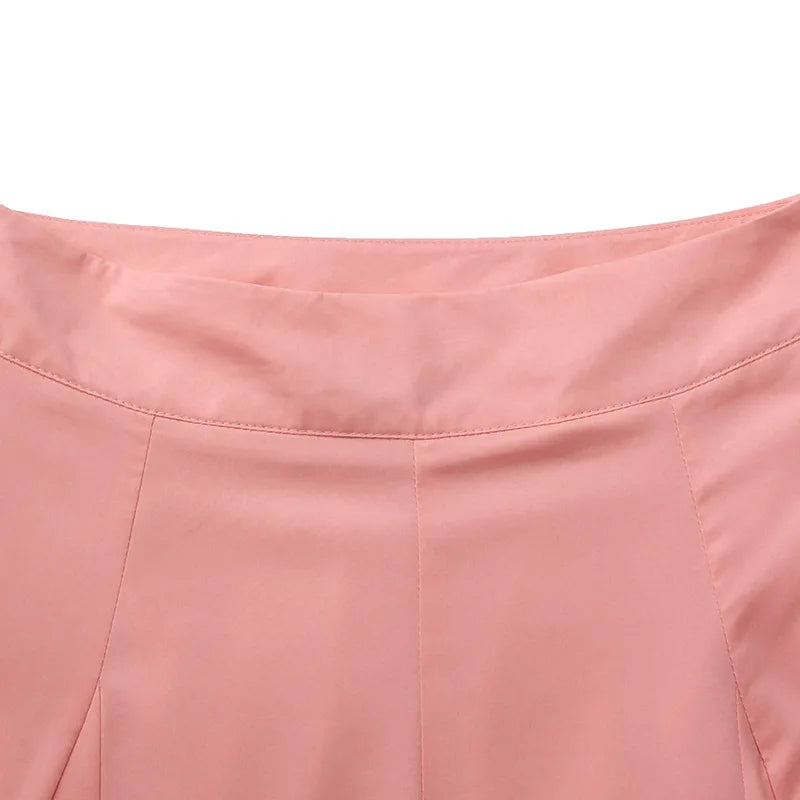 Fashion Women High Waist Wide Leg Pants Spring Autumn Female Elegant Flare Trousers Casual Solid Holiday Loose Long Pant New (Available)