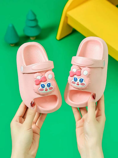 Cute three-dimensional animal summer children's EVA slippers for boys and girls beach shoes,suitable for indoor and outdoor wear