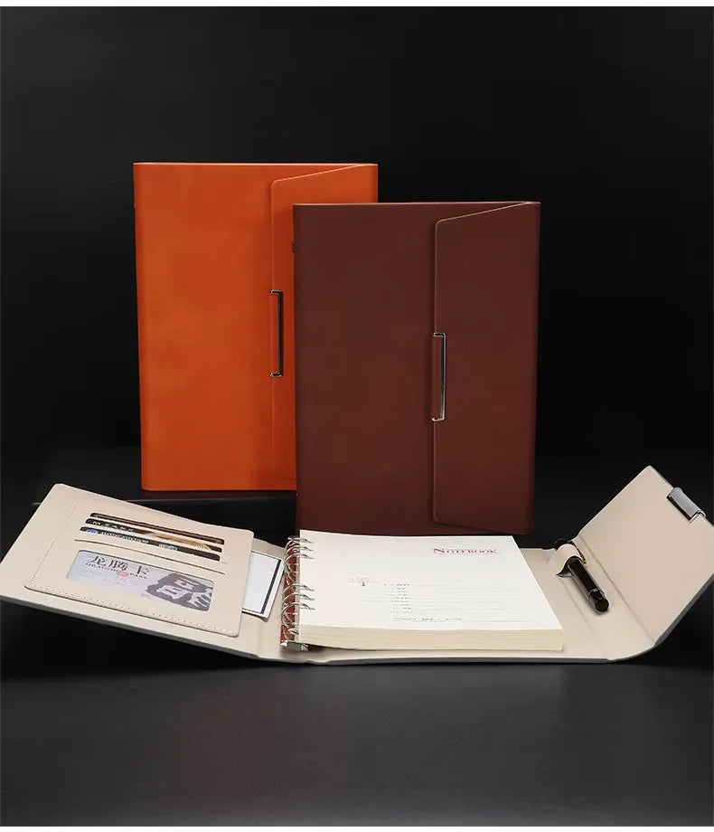 Binder Notebook Pu Leather Bible Notepad Folder A5 B5 Diary Weekly Planner Agenda Planner Note Books Travel Journal