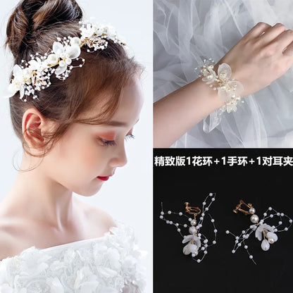 Vintage Pearl Hair Clip for Qipao, Retro Shanghai Style Barrettes, Elegant Hairpin