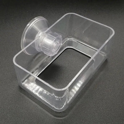Fish Feeding Aquarium Feeding Ring Fish Tank Station Floating Food Tray Feeder Aquarium Accessory with Strong Suction Cups