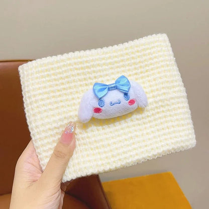 Sanrio Pochacco Kuromi Cinnamoroll Anime Merchandise Creative Cartoon Wash Makeup Hair Band High-Value
