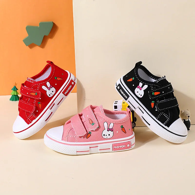 New Fashio Kid Shoe Boy Sneaker Shoe Spring Autumn Children Cartoon Canvas Sports Shoes Boys Girls Baby Board Shoes with Leisure