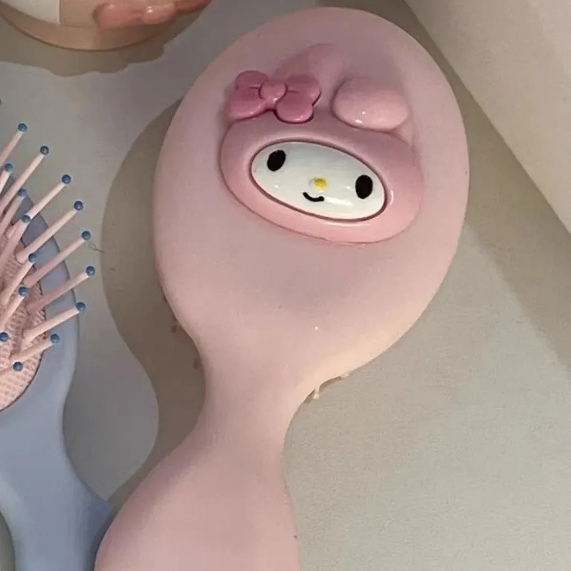 Hello Kitty Air Cushion Comb Sanrio Kuromi Cinnamoroll Air Cushion Comb Kawaii Hello Kitty Y2k Things Black Portable Combs Girls