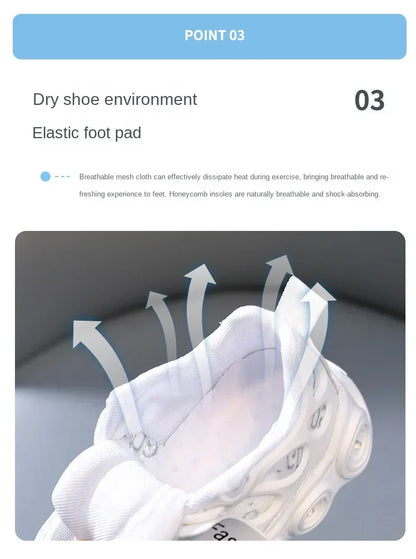 Child Fashion Sport Shoes Summer Luminous Fashion Breathable Kids Boys Net Shoes Girls LED Sneakers with Light Running Shoes