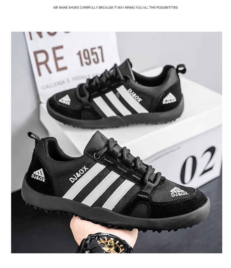 Men's Shoes Fashion Versatile Breathable Board Shoes Thick soled Trendy Casual Shoes ( Available )