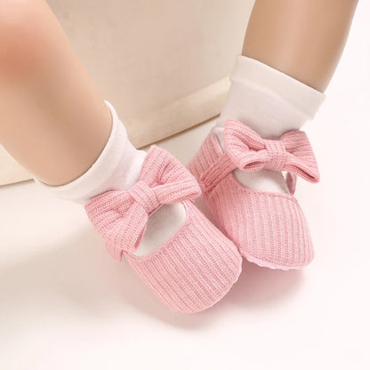 Fashionable Baby Girl Shoes Cute Classic Pink Theme Casual Flat Shoes Soft Sole Comfortable Lightweight Walking Shoes