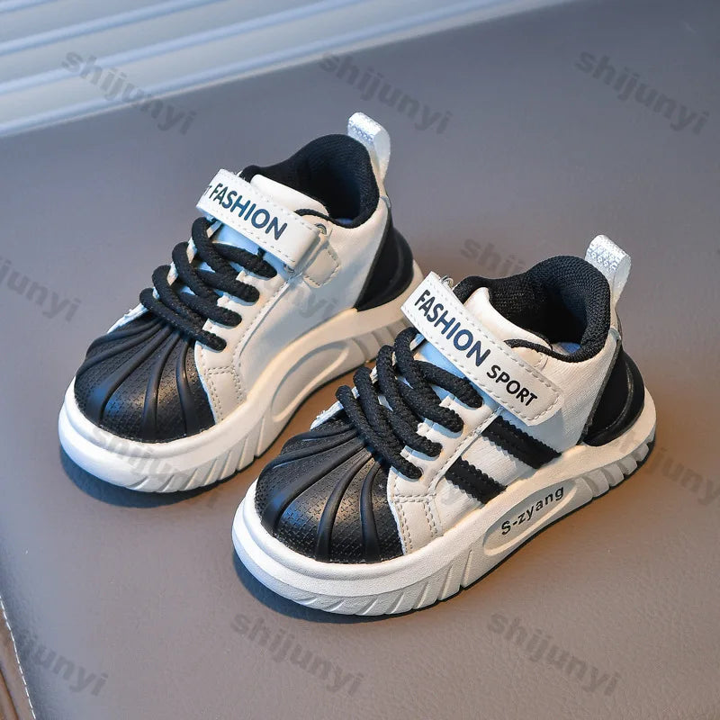 Children's Breathable Sports Shoes  Spring Autumn New Boys Girls Soft Soled Anti -Slip Leather Shoes Baby Kids Running Shoe