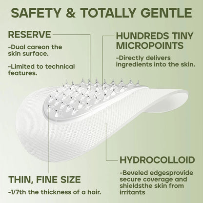 4pcs Nano Microneedle Patches for Effective Skin Tightening And Body Shape Management High Absorption Skin Care