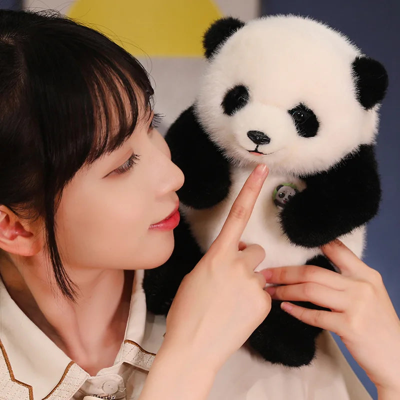 Adorable Base Simulation Lifelike Giant Panda FuBao Plush Toys Kawaii Stuffed Animals Soft Bears Baby Appease Doll Gifts