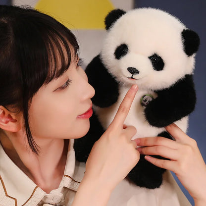 Adorable Base Simulation Lifelike Giant Panda FuBao Plush Toys Kawaii Stuffed Animals Soft Bears Baby Appease Doll Gifts