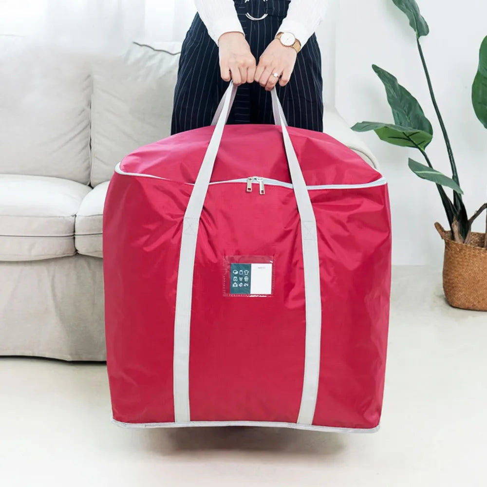 Durable Travel Luggage Bag Waterproof Washable Foldable Storage Bag Moisture Proof Large Capacity Clothing Organizing Bag Moving