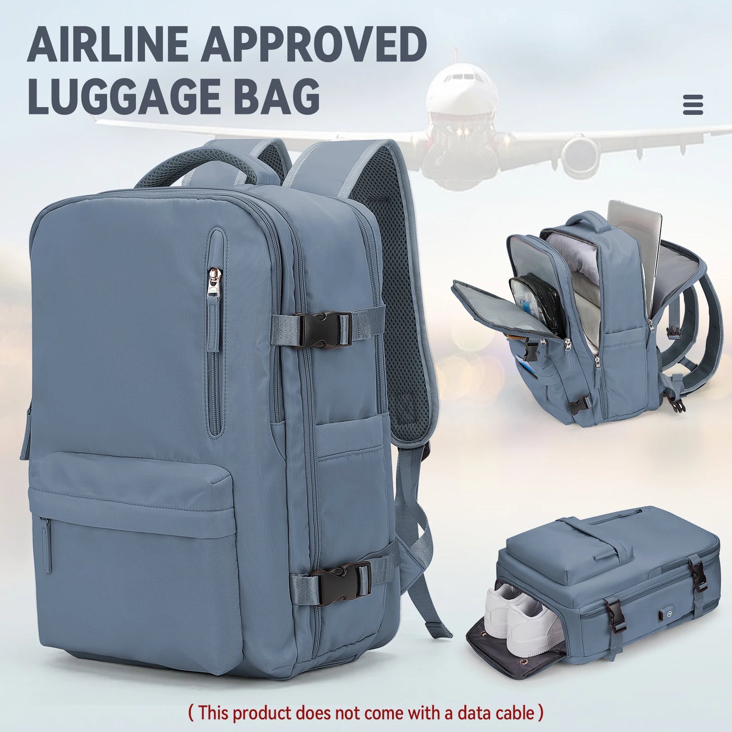 Carry on Luggage Backpack 40x30x20 Backpack Travel Cabin Ladies Backpack Waterproof Backpack，Hand Laptop Backpack for Men,  Bag