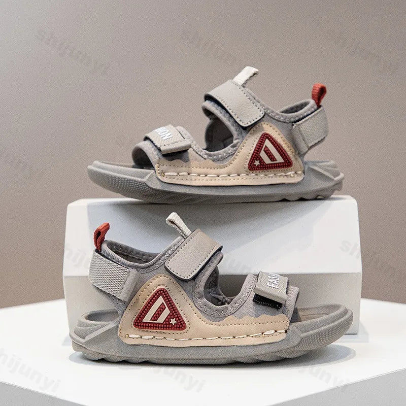 Summer New Fashion Trend Outdoor Beach Soft Sole Breathable Kids' Shoes Comfortable Cool Sneakers (Available)