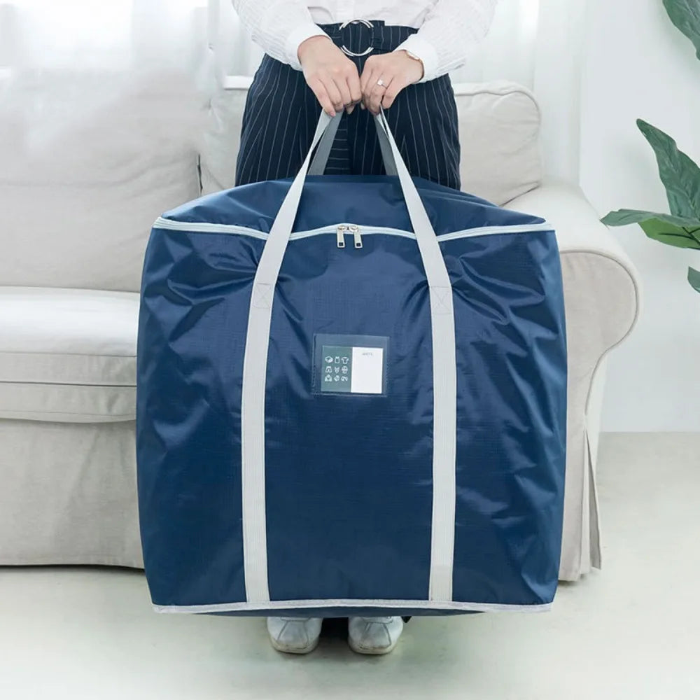 Durable Travel Luggage Bag Waterproof Washable Foldable Storage Bag Moisture Proof Large Capacity Clothing Organizing Bag Moving