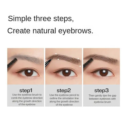 Eyebrow Pen Waterproof Anti Sweating Non fading Halo Dyeing Natural And Long lasting Wild Eyebrow Pen Multi Water Eyebrow Pen
