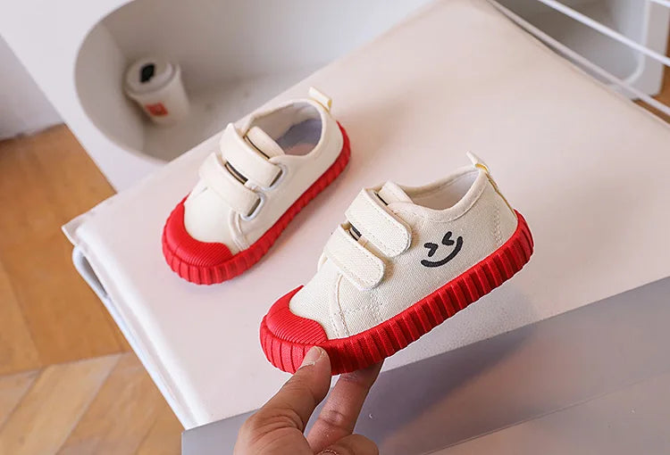 Children's Casual Shoes Boys Girls Baby Sneakers Breathable Soft Non-slip Comfortable Boys Girls Toddler Canvas Shoes Kids Shoes