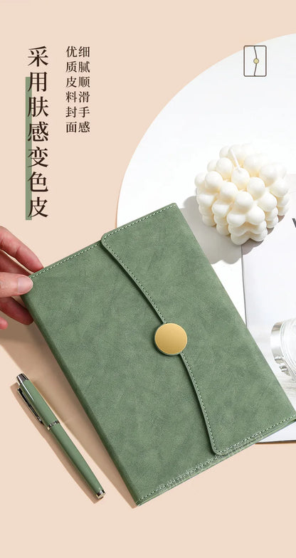 A5 Creative Tri-fold Business Notebook, Office Work Meeting Notepad