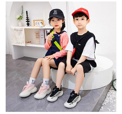 Breathable Mesh Kids Girls And Boys Casual Shoes Rubber Sole Summer Autumn Toddlers Tennis 3-6y