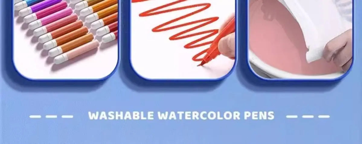 144PCS Painting Art Set Students' Art Supplies Gift Watercolor Pen Oil Pastel Colored Pencil Aluminum Case Art Painting Supplies