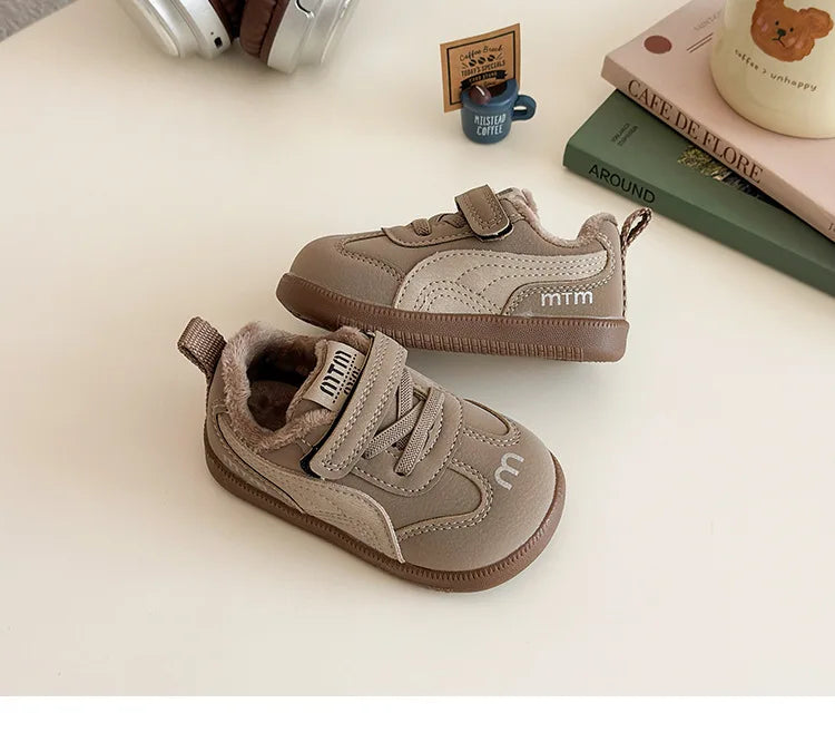 Comfortable Breathable Soft Bottom Children's Shoes for 1-4 Years Old Boys And Girls Autumn New Style Sports Trend Flat Shoes