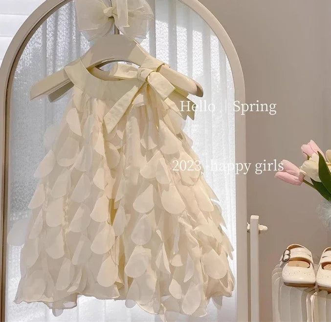 Summer DressGirlsDress Summer Fashionable Childrens Princess Dress Baby Fashionable and Cute Style Dress Girl Clothes