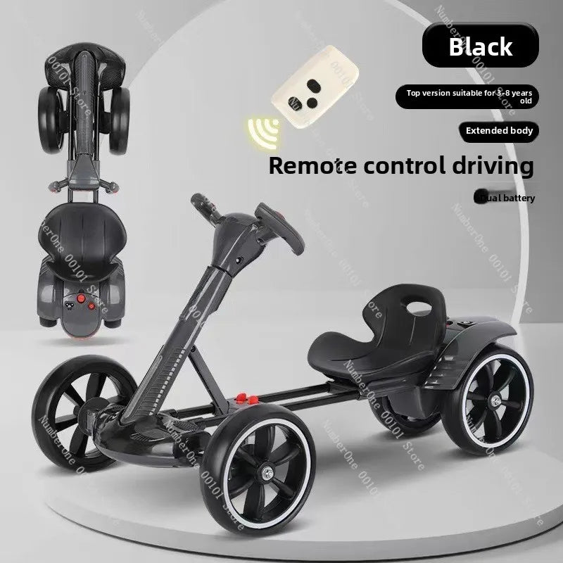 Children's electric go karts do not require installation and can ride in electric cars, rechargeable