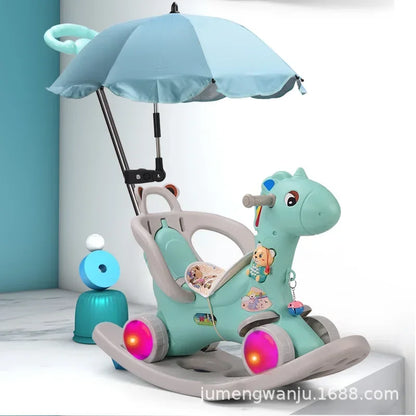 children rocking horse rocking horse dual-use baby  chair baby toy children horse ride on toys