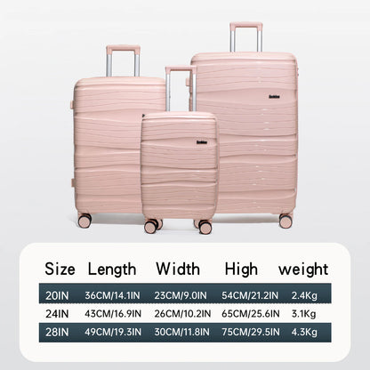 Luggage Trolley Case for Women, 20-Inch Small Carry-On, Double-Layer Explosion-Proof Zipper, Multifunctional Password Box, 2025 New Model