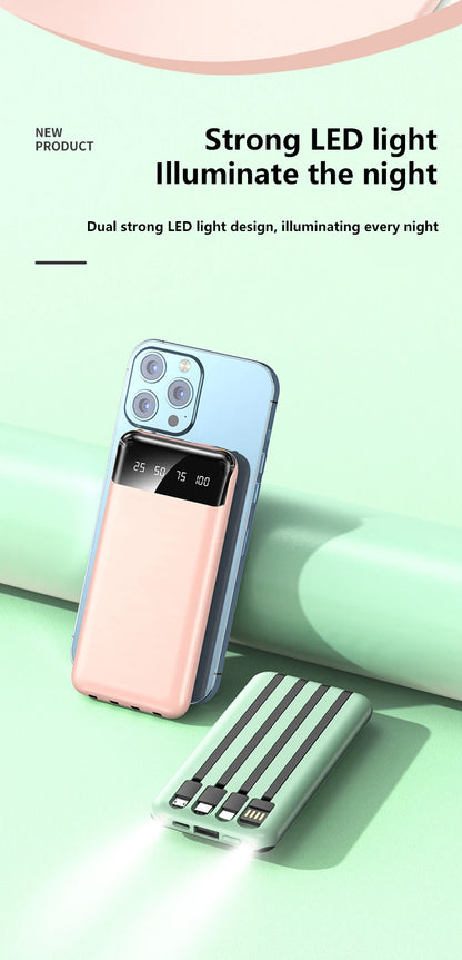 New 50000mAh High-capacity Portable Power Bank for Charging Smartphones and Digital Electronic Devices For Holidays and Travels