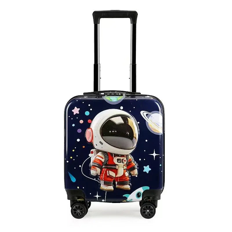 Children's Trolley Case Universal Wheel Cartoon Animal Portable Luggage Multi Function Boarding Case