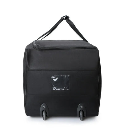 Expandable Trolley Suitcase Luggages Storage Bag with Wheels Large Capacity Carry On Luggage Carrier Handbag Foldable Wheel Bags
