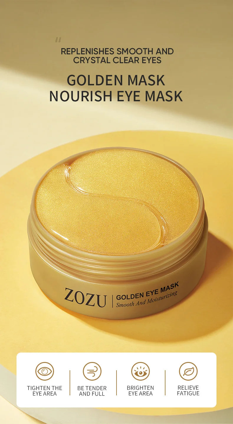 ZOZU Eye Mask Eye Patches - Hydrating Moisturizing Eye Care, Reduces Fine Lines, Brightens Dark Circles, Soothes Dry Eye Area, N